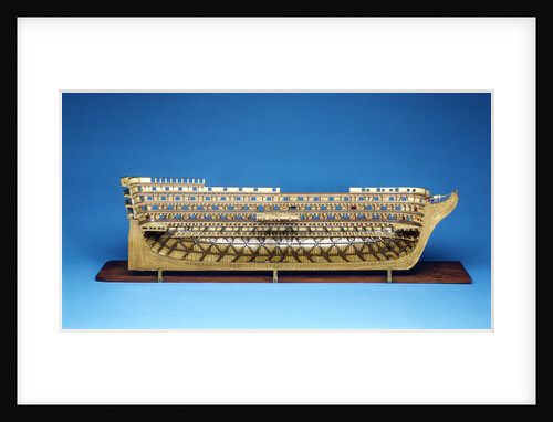 Model of 'Caledonia' (1808), 120 guns, three decker ship of the line by Robert Seppings