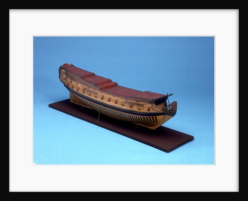 Third rate warship 'Centurion' (1732) 60 guns by unknown
