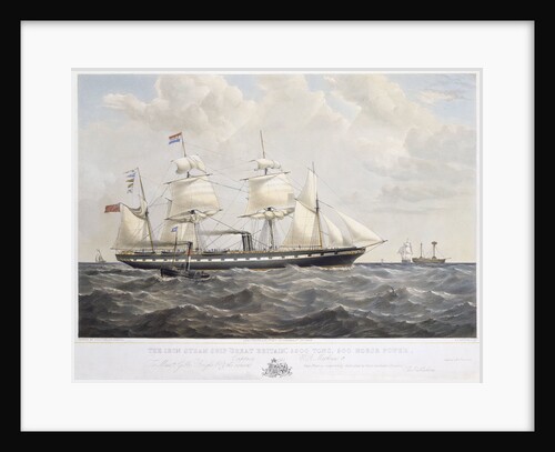 The Iron Steam Ship 'Great Britain', 3500 Tons, 500 Horse Power by Samuel Walters