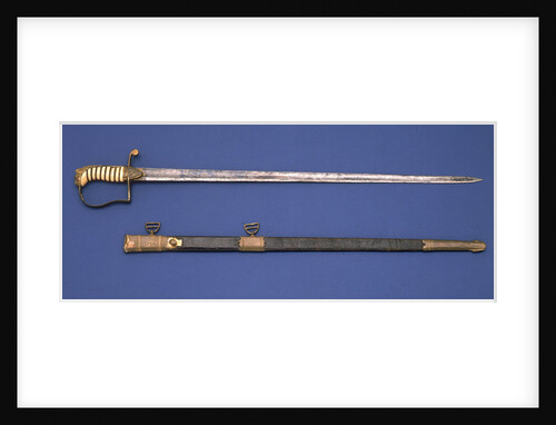 Stirrup hilted sword by J.J. Runkel