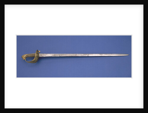 Solid half-basket hilted sword by E. & W. Seagrove