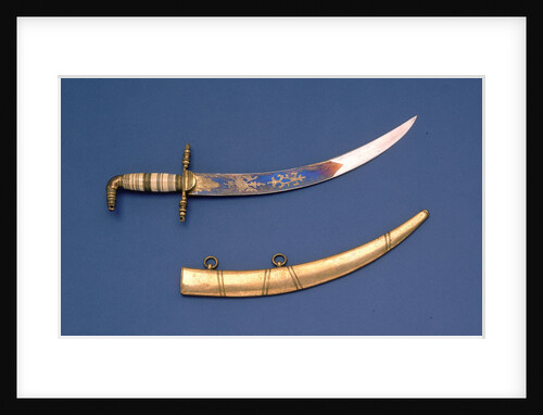 Curved bladed dirk by Cox