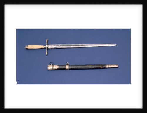 Straight-bladed dirk by Unknown