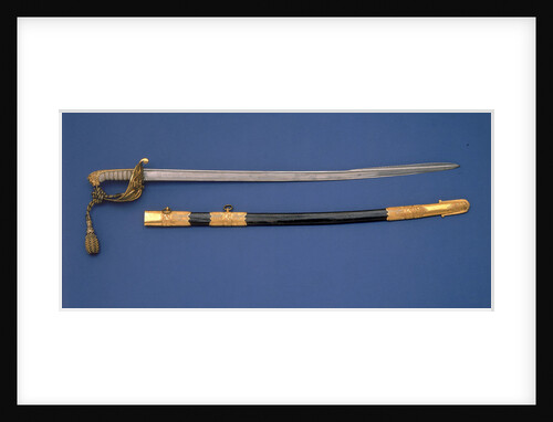 Solid half-basket hilted sword by Widdowson & Veale