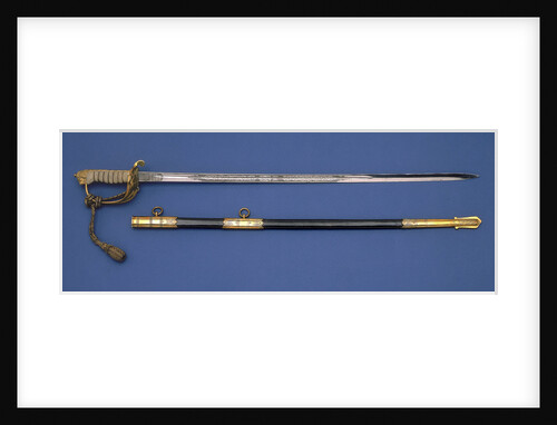 Solid half-basket hilted sword by Gieve