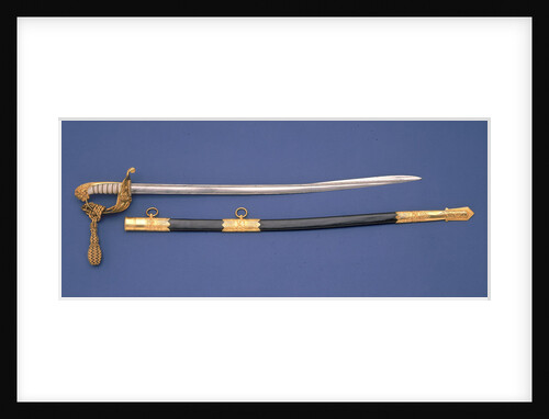 Solid half-basket hilted sword by Symons