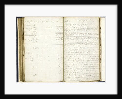 Lieutenant's logbook for HMS 'Britannia' (1762) by unknown