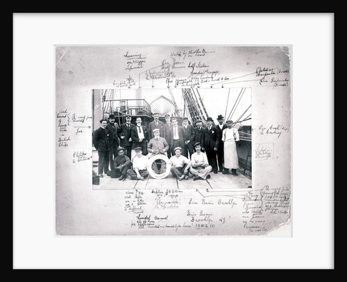 The crew of the 'Armadale Castle' by unknown