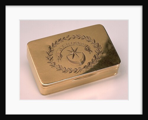 Gold snuff box by Alexander James Strachan