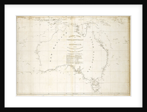 Map of Australia by Matthew Flinders