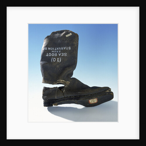 Sea boot from Franklin's last expedition which was retrieved in 1879 by unknown
