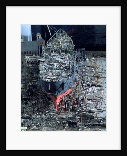Topographic model, John Scott Russell's shipyard, 'Great Eastern' under construction by Michael K. Buxton