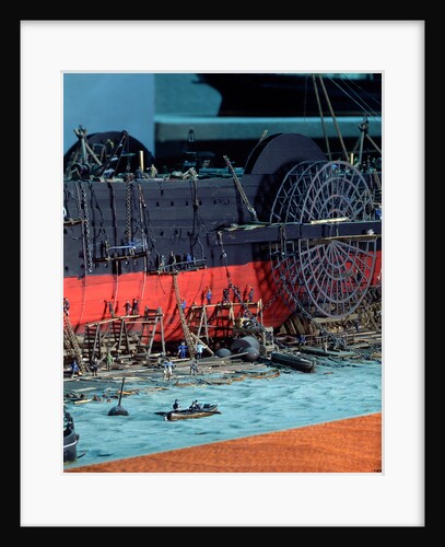Topographic model, John Scott Russell's shipyard, 'Great Eastern' under construction by Michael K. Buxton