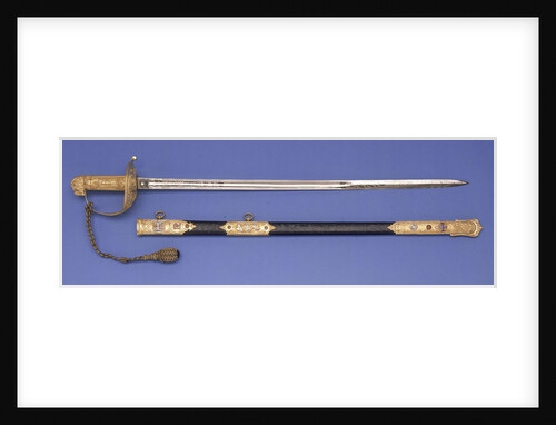 Presentation sword, which belonged to Admiral of the Fleet Sir John Rushworth Jellicoe (1859-1935) by Goldsmiths & Silversmiths Company Ltd.