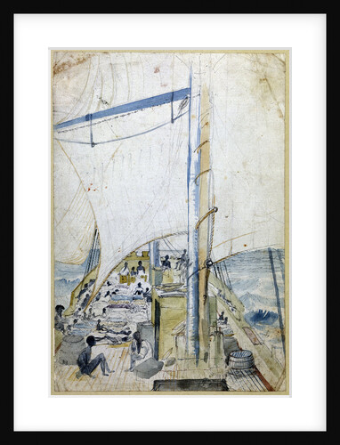 Slaves above deck by Francis Meynell