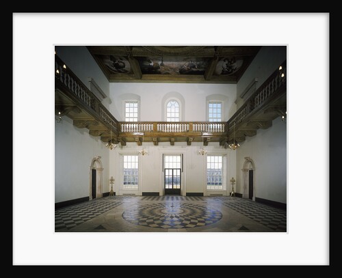 The Great Hall in the Queen's House by unknown