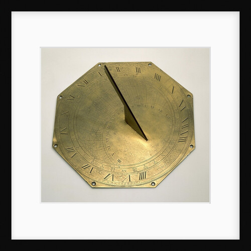 Horizontal pedestal dial by Elias Allen