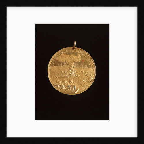 Capture of 'Louisbourg' Medal 1758 by T Pingo