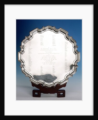 Salver by Alex Clark & Co Ltd