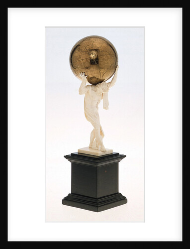 Terrestrial table globe by Unknown