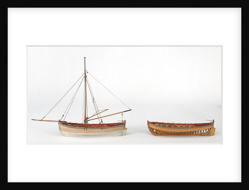 SLR0329 and SLR0330 - Longboats from 'Medway' by unknown