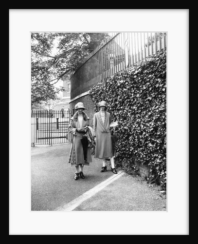 Two female tourists on the Meridian Line, Greenwich by unknown