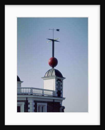 Time ball (in dropped position) at Royal Observatory, Greenwich by National Maritime Museum
