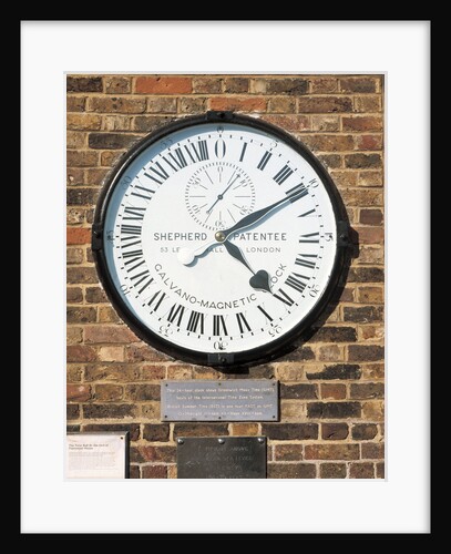 Slave clock and dial by Shepherd