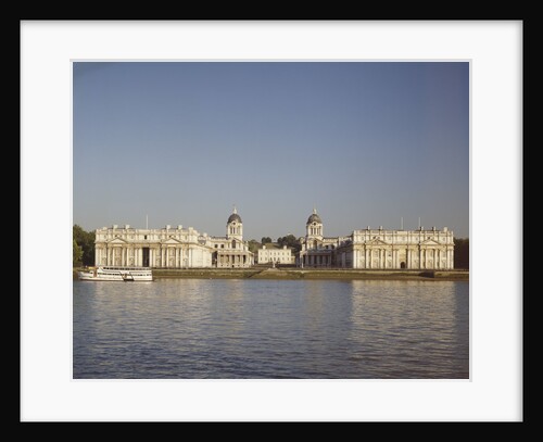 The Thames, Old Royal Naval College and the Queen's House, Greenwich, London. by Andrew Holt
