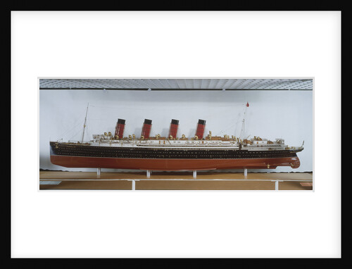 A model of 'Mauretania' (1906) by Robert Smith