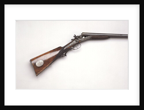 Double barrelled shotgun owned by the Sultan of Witu by W. Foerster
