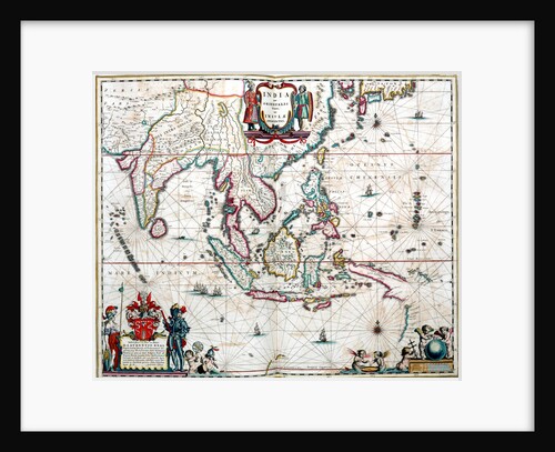 Map of Asia from the Blaeu Atlas, 1662-1665 by unknown