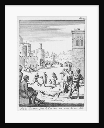 A North African slave market by unknown