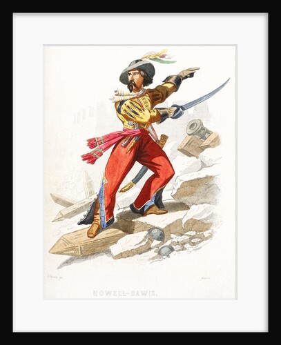 The Welsh pirate Howell Davis by A. Catel