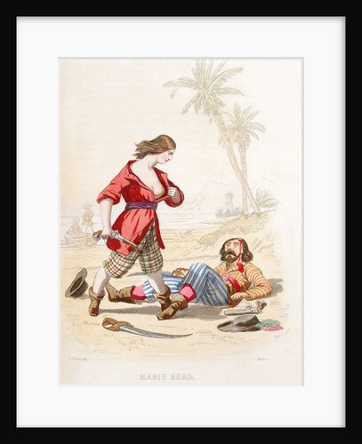 Mary Read reveals herself to a vanquished enemy by A. Catel