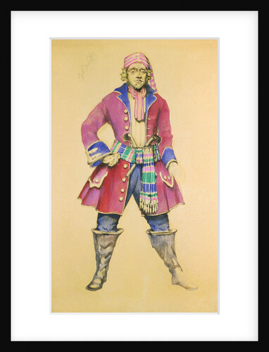 Costume design for the Gilbert & Sullivan comic opera 'Pirates of Penzance' by unknown