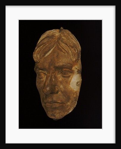 Plaster cast of  Nelson's face made in 1800 (Life mask) by unknown