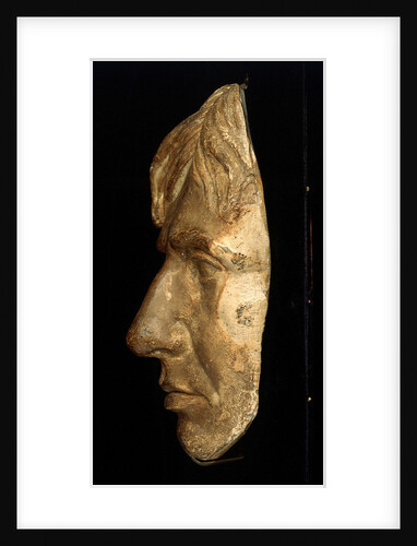 Plaster cast of  Nelson's face made in 1800 (Life mask) by unknown