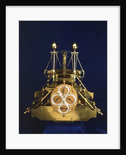 Front view of John Harrison's marine timekeeper H1 by John Harrison