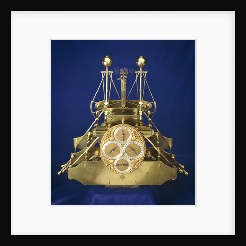 Marine timekeeper H1, front view by John Harrison