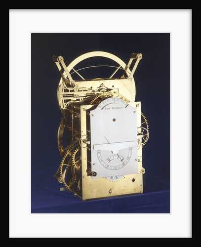 Marine timekeeper H3, back and side by John Harrison