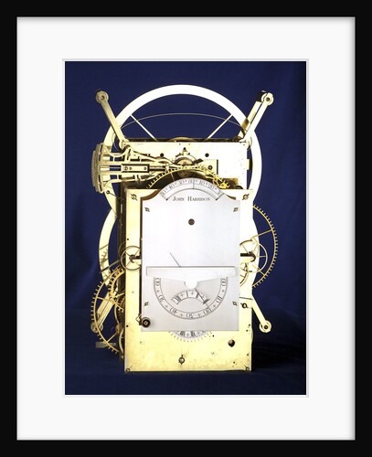 Marine timekeeper H3, front by John Harrison