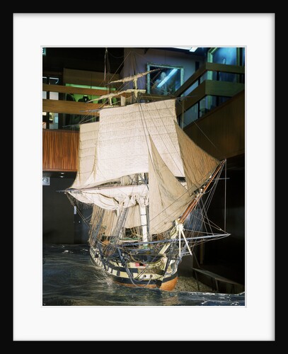 Contemporary full hull model of the 'Cornwallis' (1813), a 74-gun two-decker ship of the line, built plank on frame by J. Bomajee