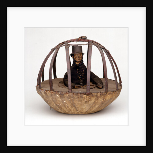 Full hull model, breeches buoy by Unknown