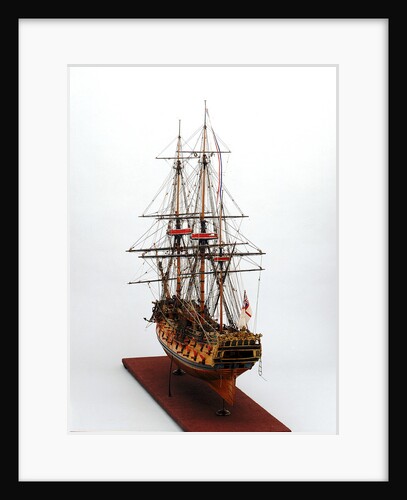 Ship of 50 guns by unknown