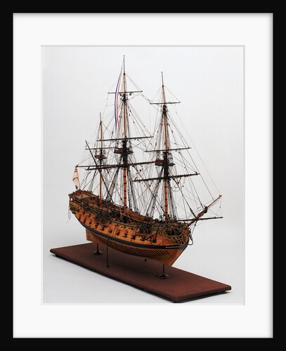 Ship of 50 guns by unknown