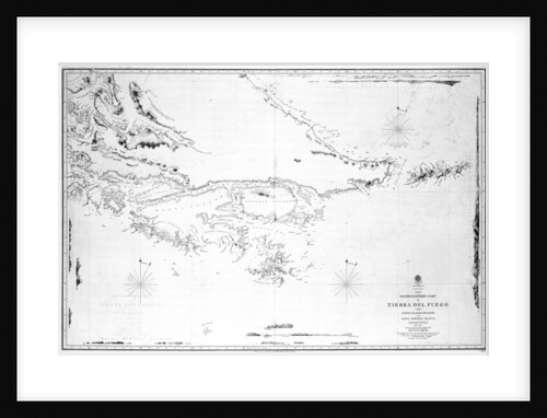 South America the south-eastern part of Tierra del Fuego with Staten Island, Cape Horn and Diego Ramirez Islands by British Admiralty