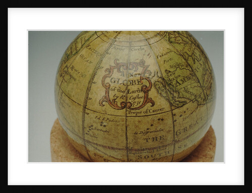 Cartouche in North Pacific Ocean by Richard Cushee