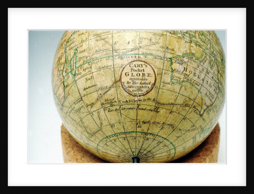 Cartouche in Indian Ocean by John Cary