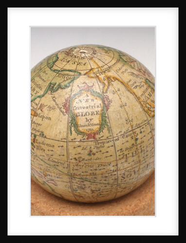 Cartouche in North Pacific Ocean by William Palmer